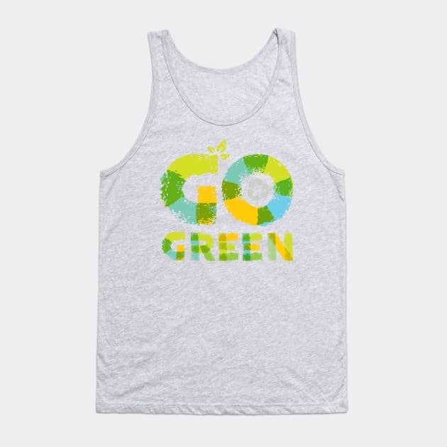 Go Green Tank Top by kimmieshops